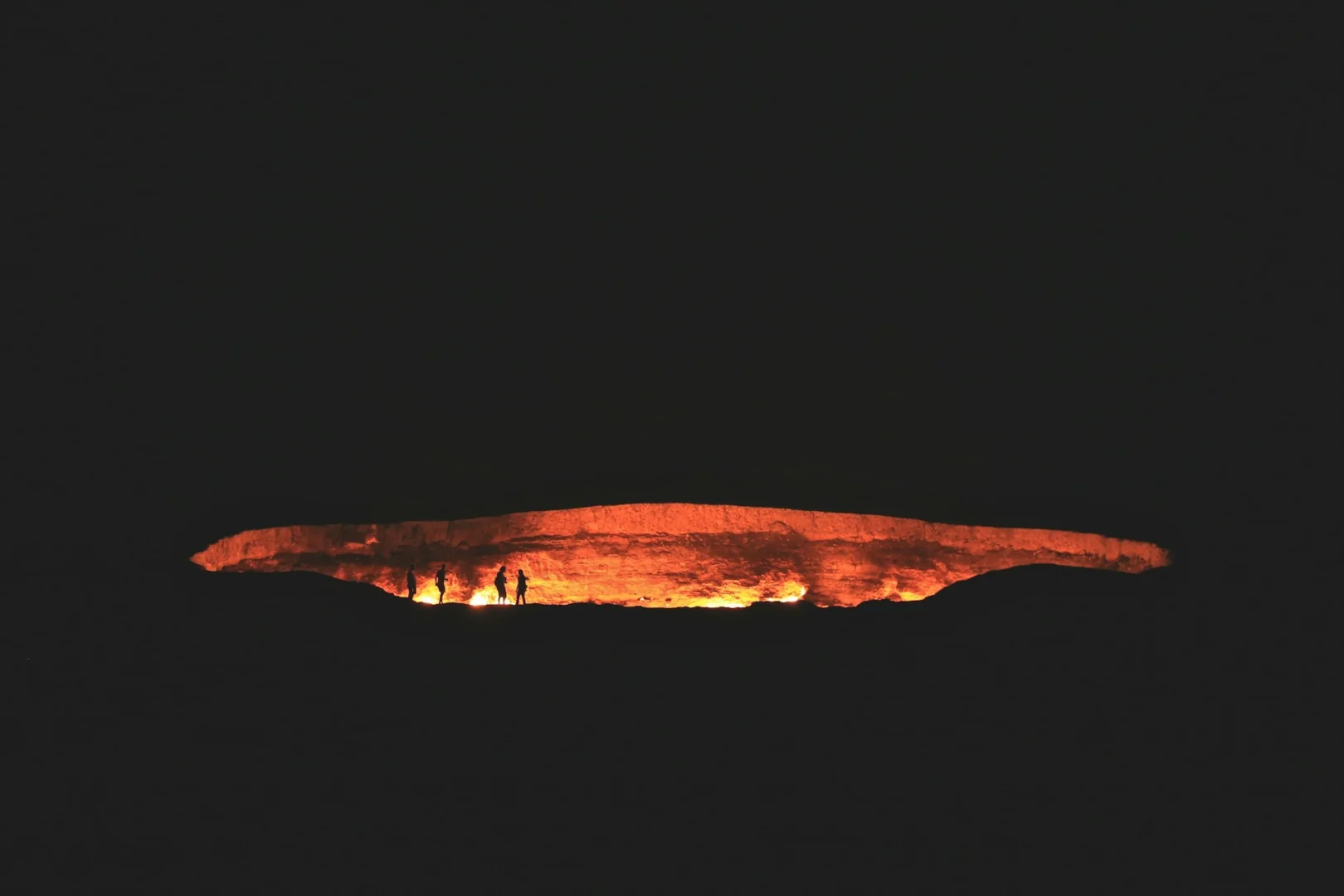Derweze – Brama do Piekła na Pustyni Karakum w Turkmenistanie