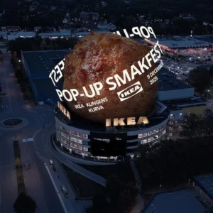 W grudniu warto wybrać się do Sztokholmu. IKEA zmieni tam największy sklep w klopsika