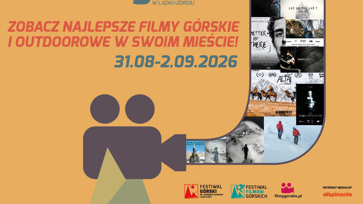 Festiwal Górski w Kinach 2026: 12 filmów w 31 miastach i 3 tytuły, które obejrzysz za darmo