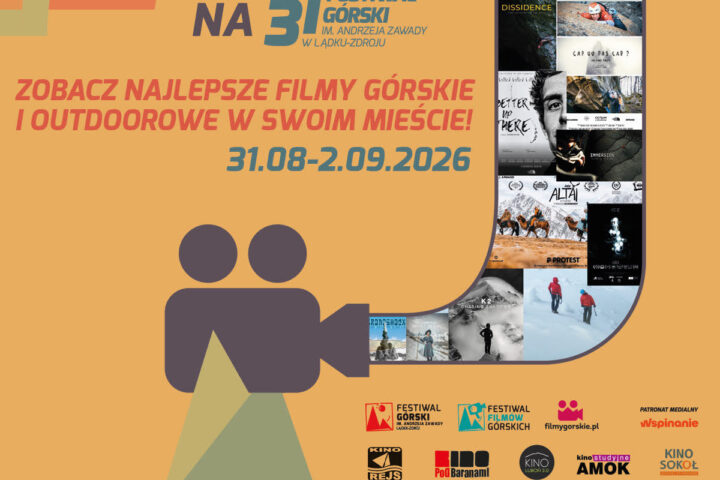 Festiwal Górski w Kinach 2026: 12 filmów w 31 miastach i 3 tytuły, które obejrzysz za darmo